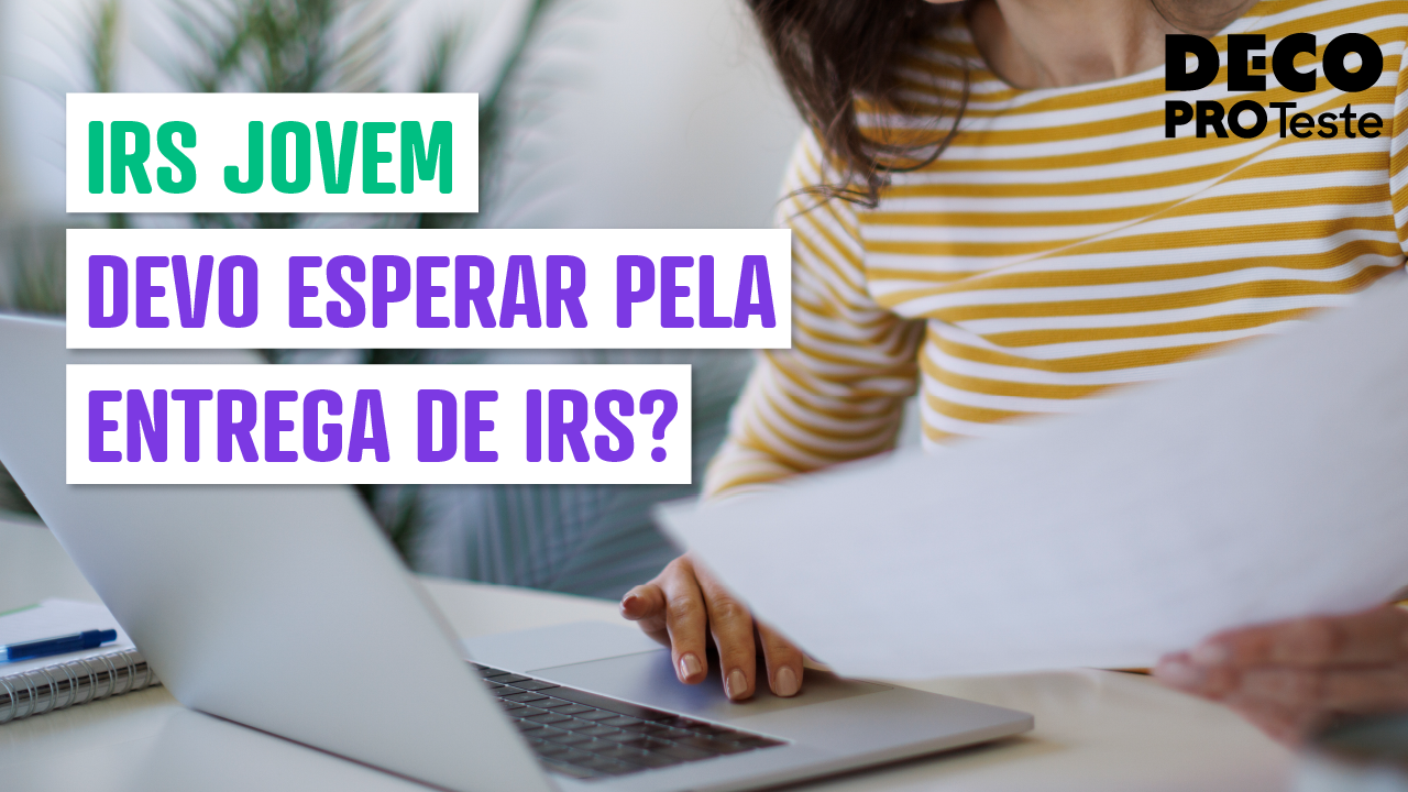 vídeo sobre como aceder a irs jovem